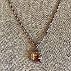 David Yurman Petite Albion Citrine Necklace